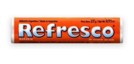 PASTILLAS REFRESCO 27g NARANJA (blis x 12 uni)